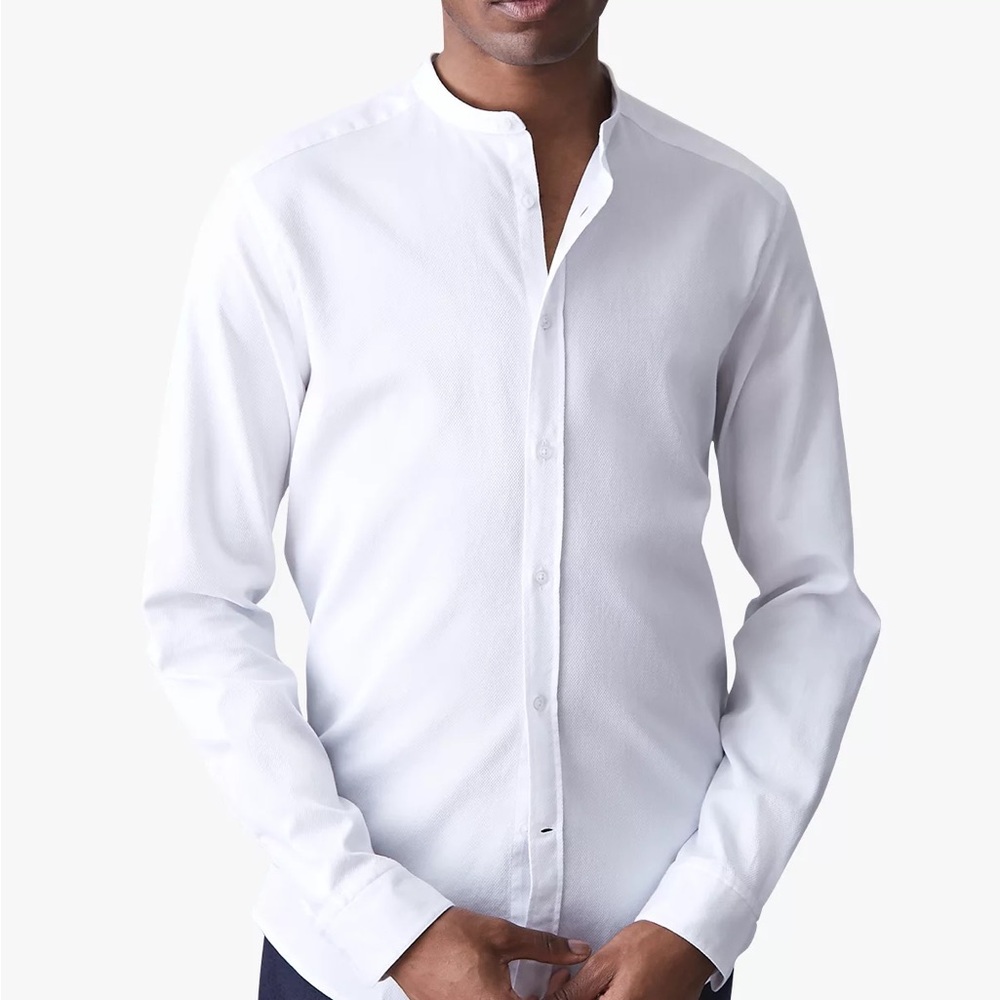 Reiss Grandad Collar Shirt